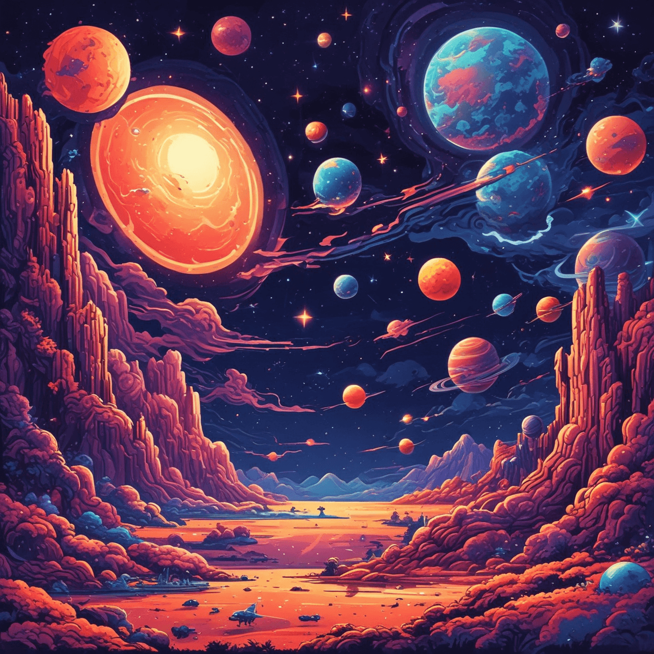Cosmic Equation Race game banner