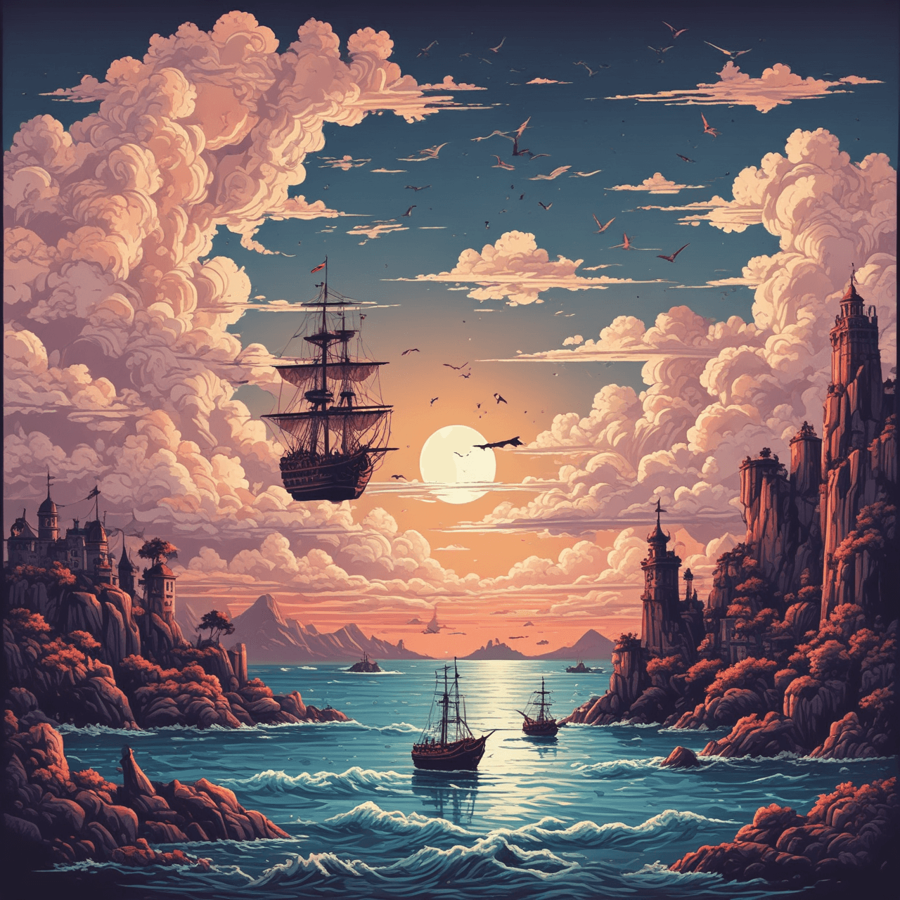 Gunpowder & Galleons Skyway game banner