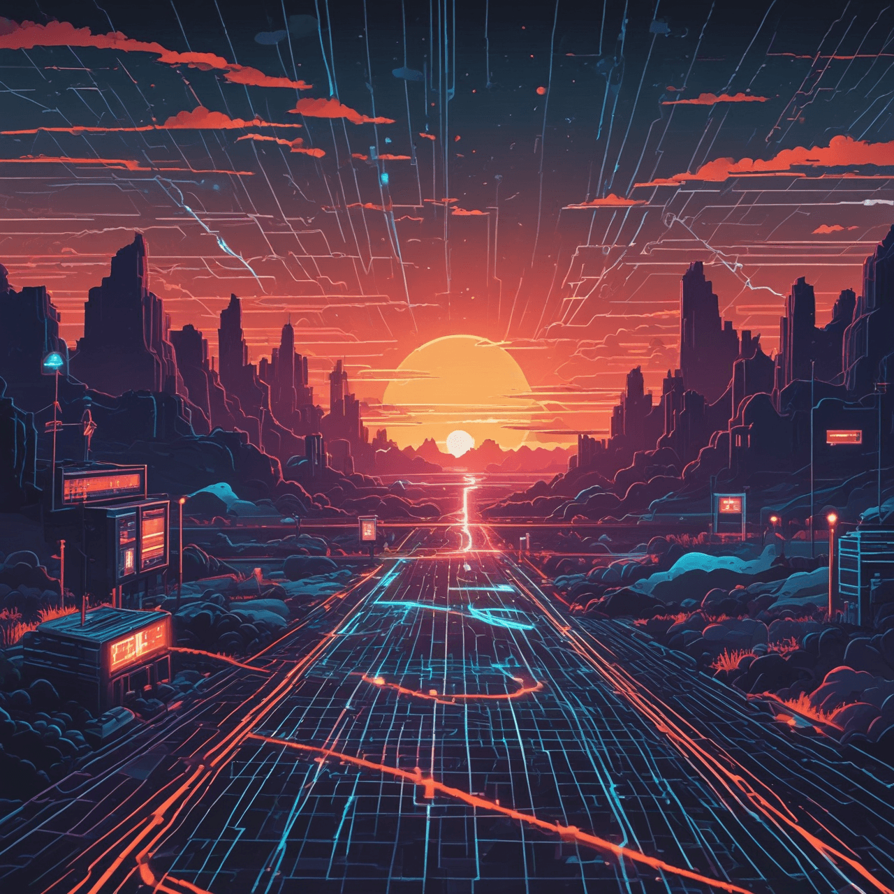 Vector Path Runner game banner