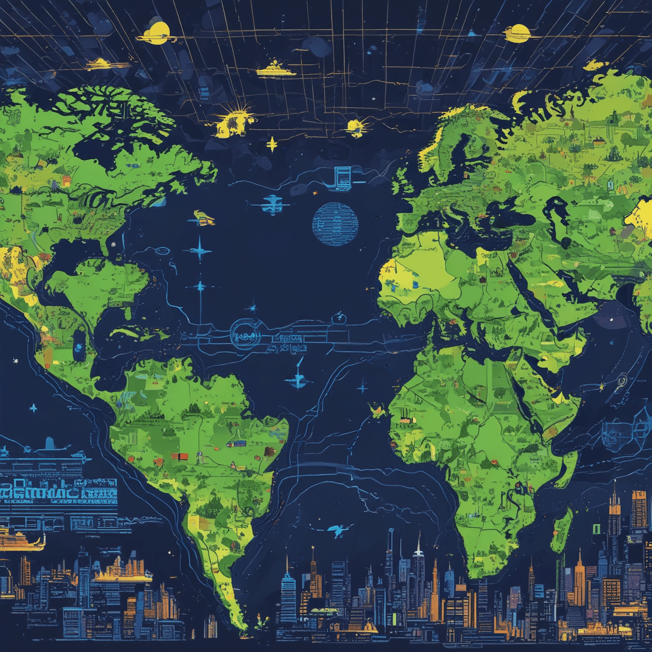 Jetpack Geography Adventure game banner
