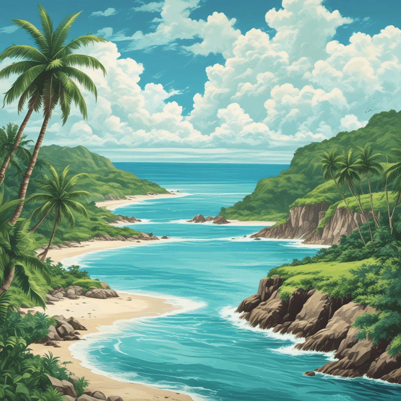 Island Jump game banner