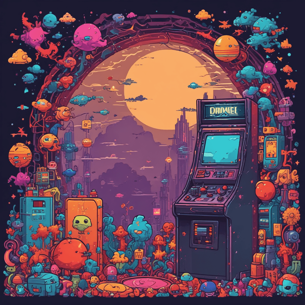 Aventura de Jetpack: ¡Los Átomos! game banner