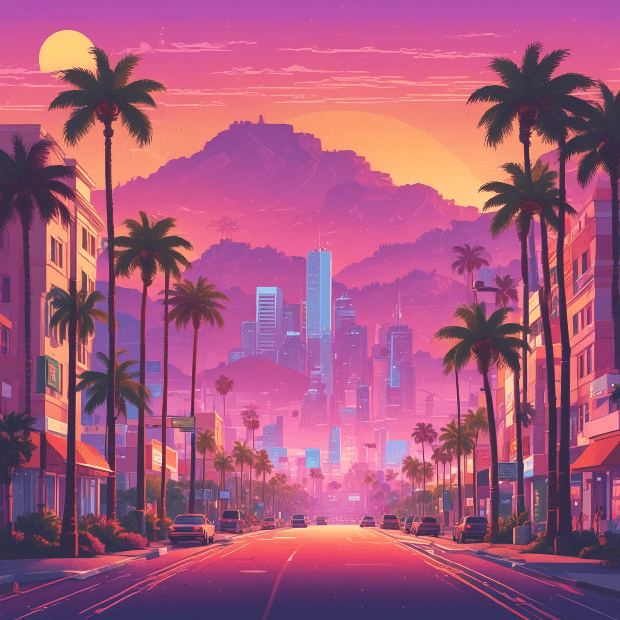 LA City Quiz Run game banner