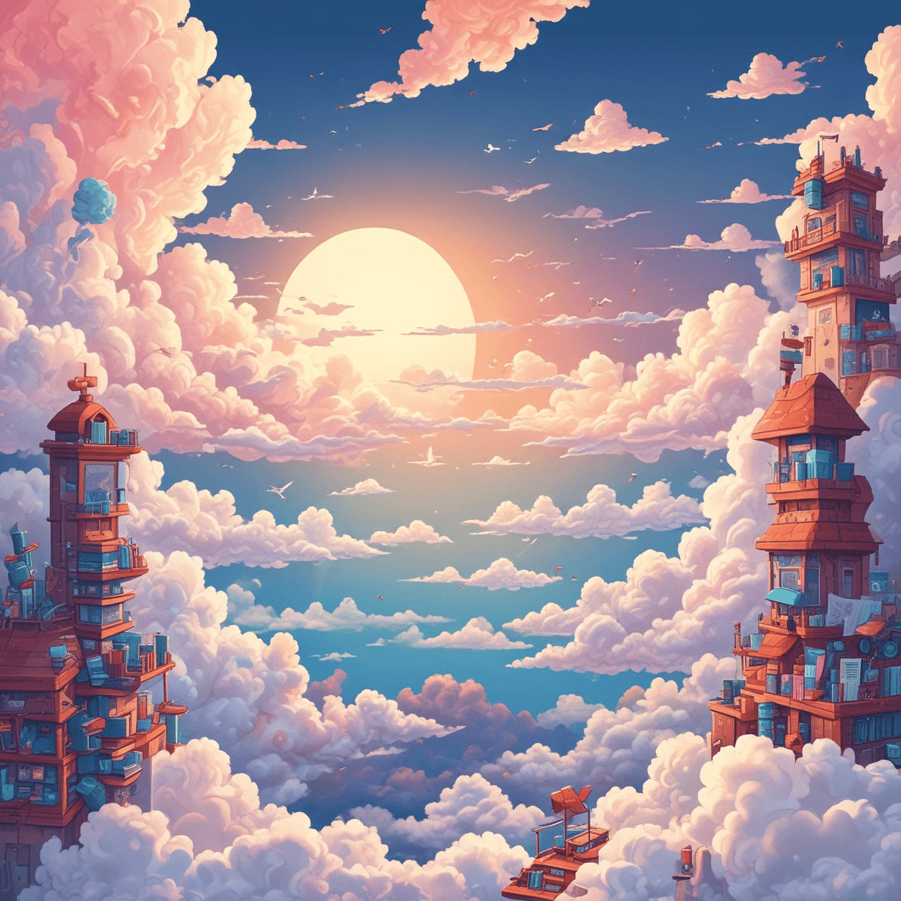 Spelling Cloud Climb game banner