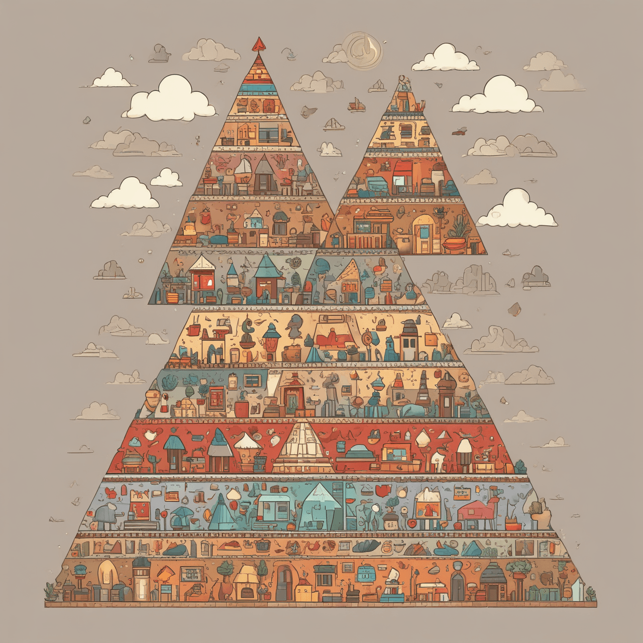 Bedürfnis-Pyramiden-Quiz game banner