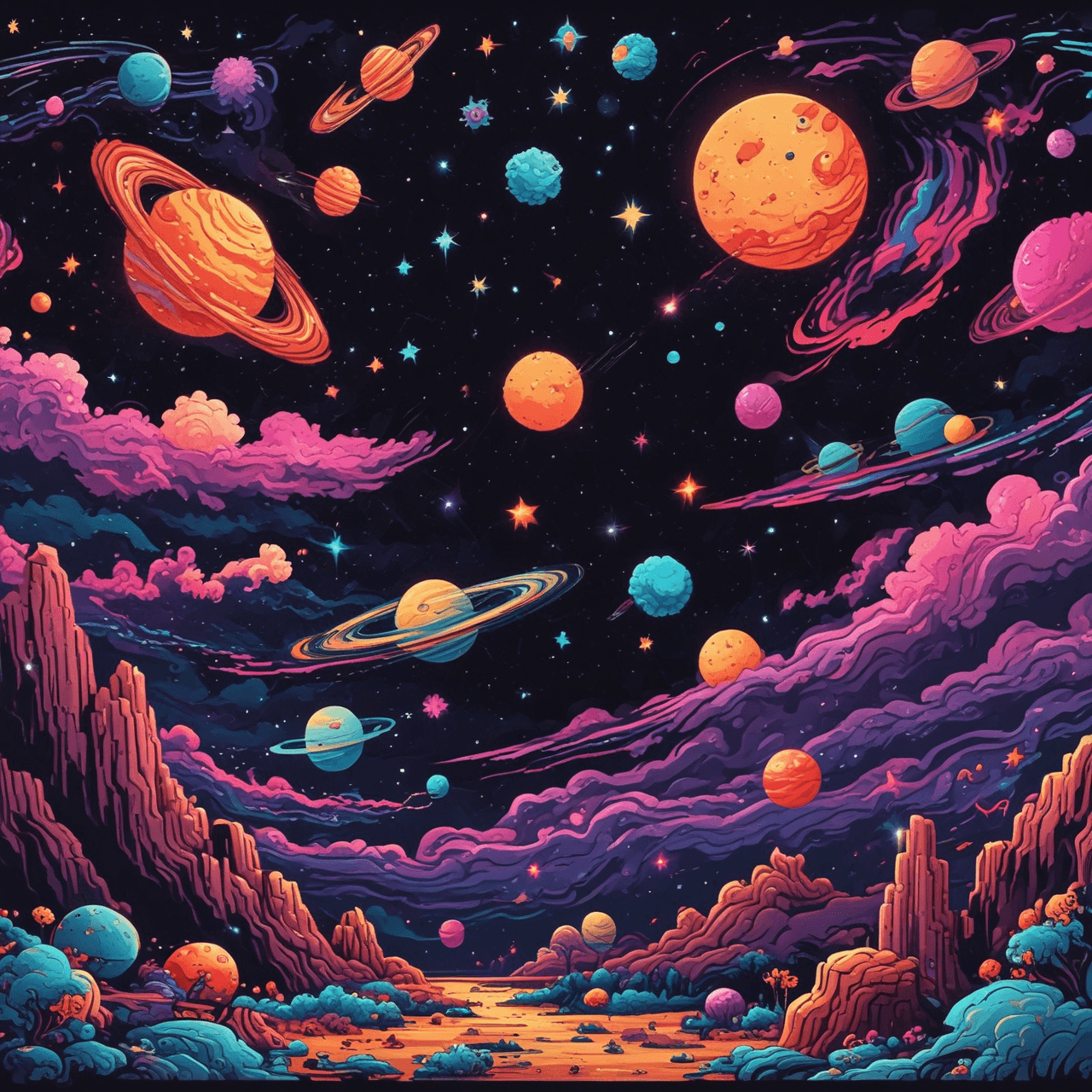 Cosmic Jump game banner