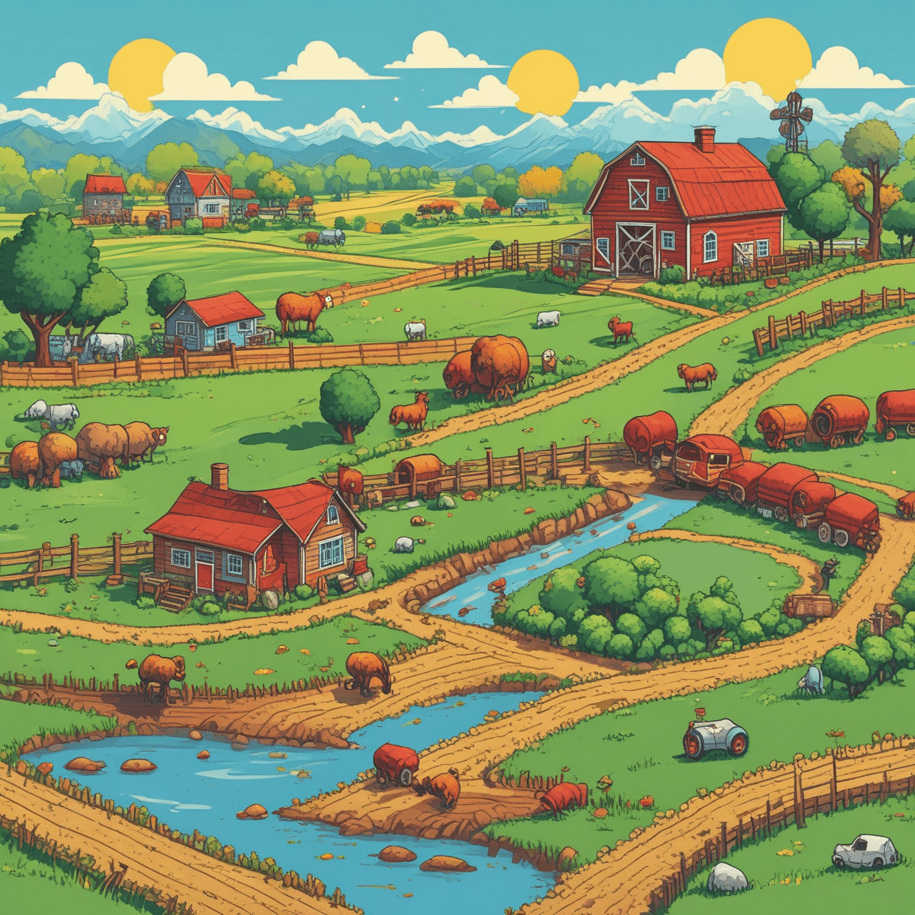 Barnyard Builder Quiz game banner