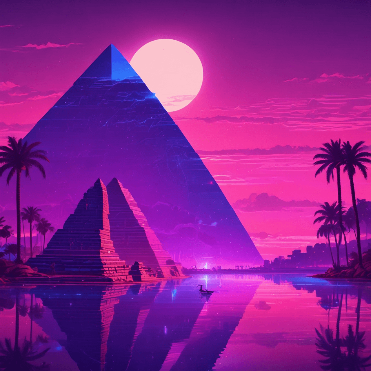Neon Nile Runner game banner