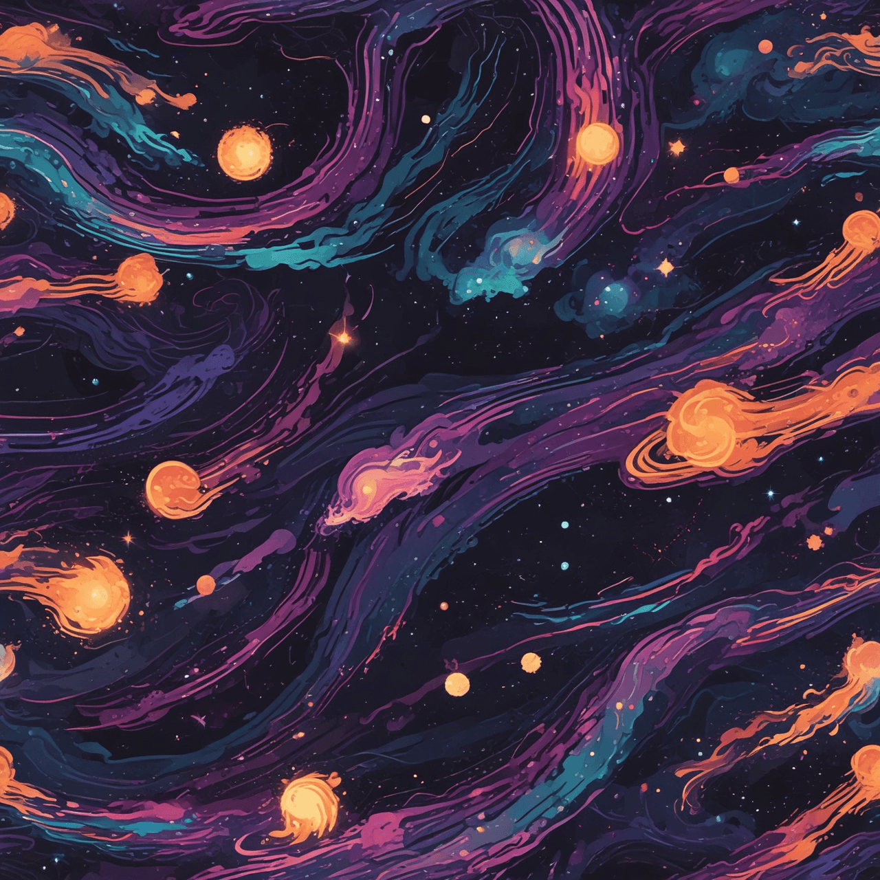 Galactic Math Runner game banner
