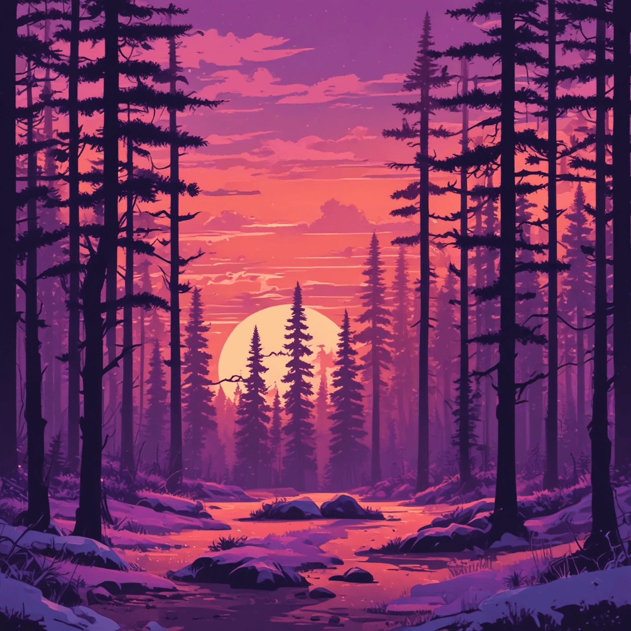 Woods Runner Quiz Adventure game banner