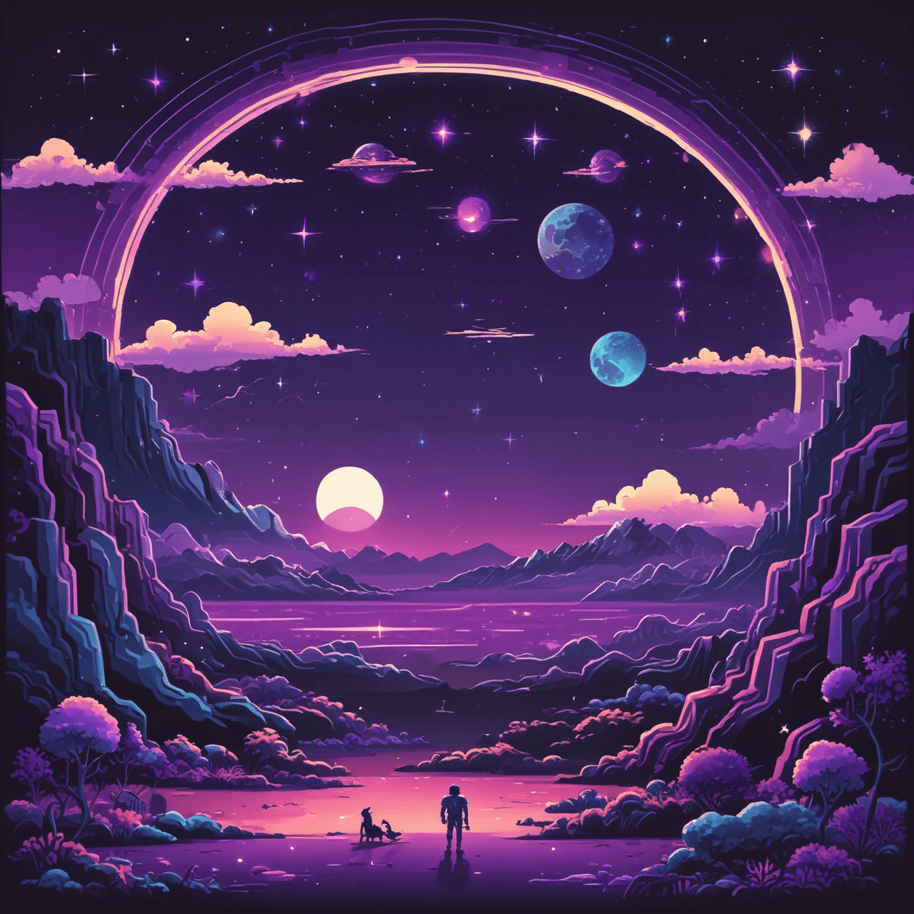 Cosmic Earth Defender game banner