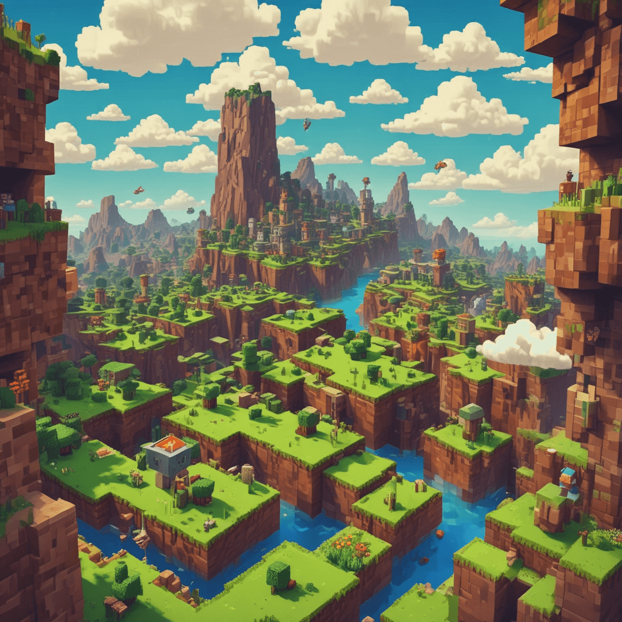 Minecraft Mob Bridge game banner