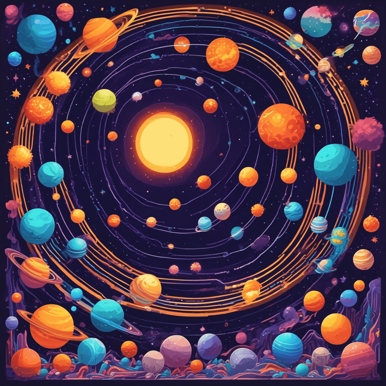 Cosmic Quiz Voyage game banner