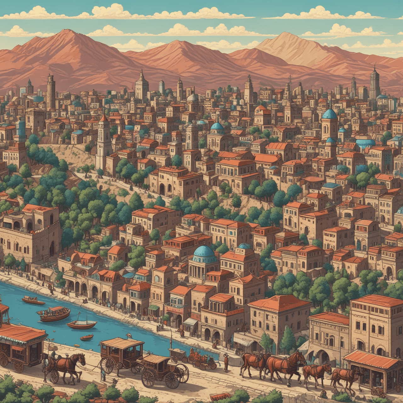 Yerevan Run Quiz game banner