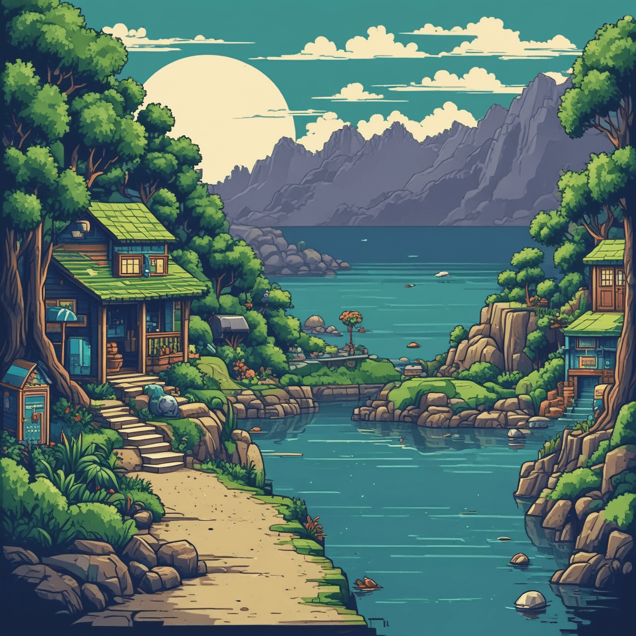 Jetpack Landschapsquiz game banner
