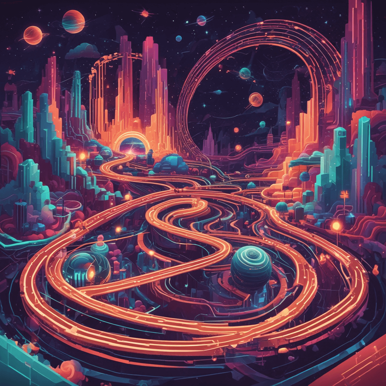 Geometric Race: Formula Frenzy game banner