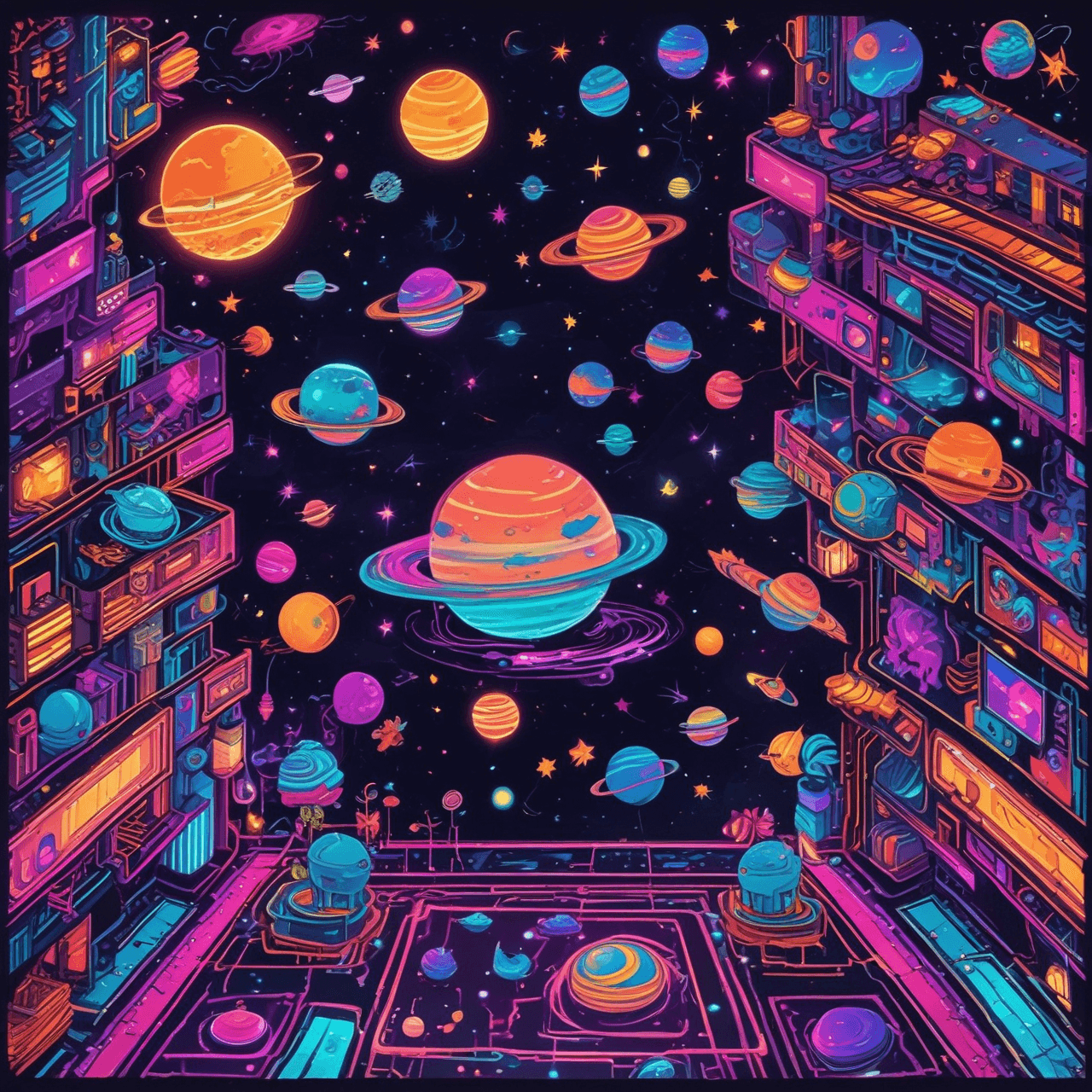 Space Math Bridge game banner