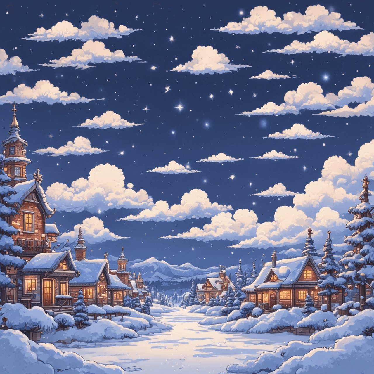 Christmas French Bridge game banner