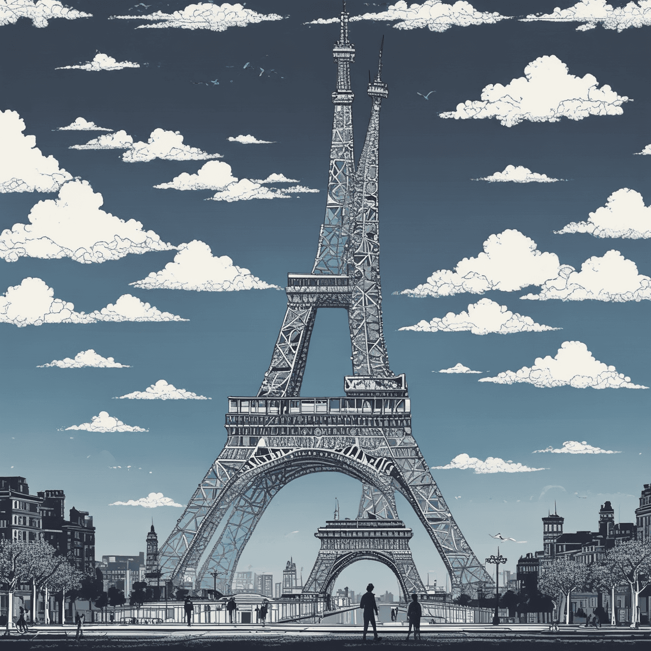 Quiz del Ponte Nuvoloso sugli Indumenti Francesi game banner