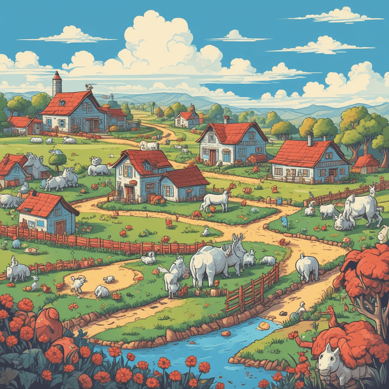 Animal Farm Run game banner