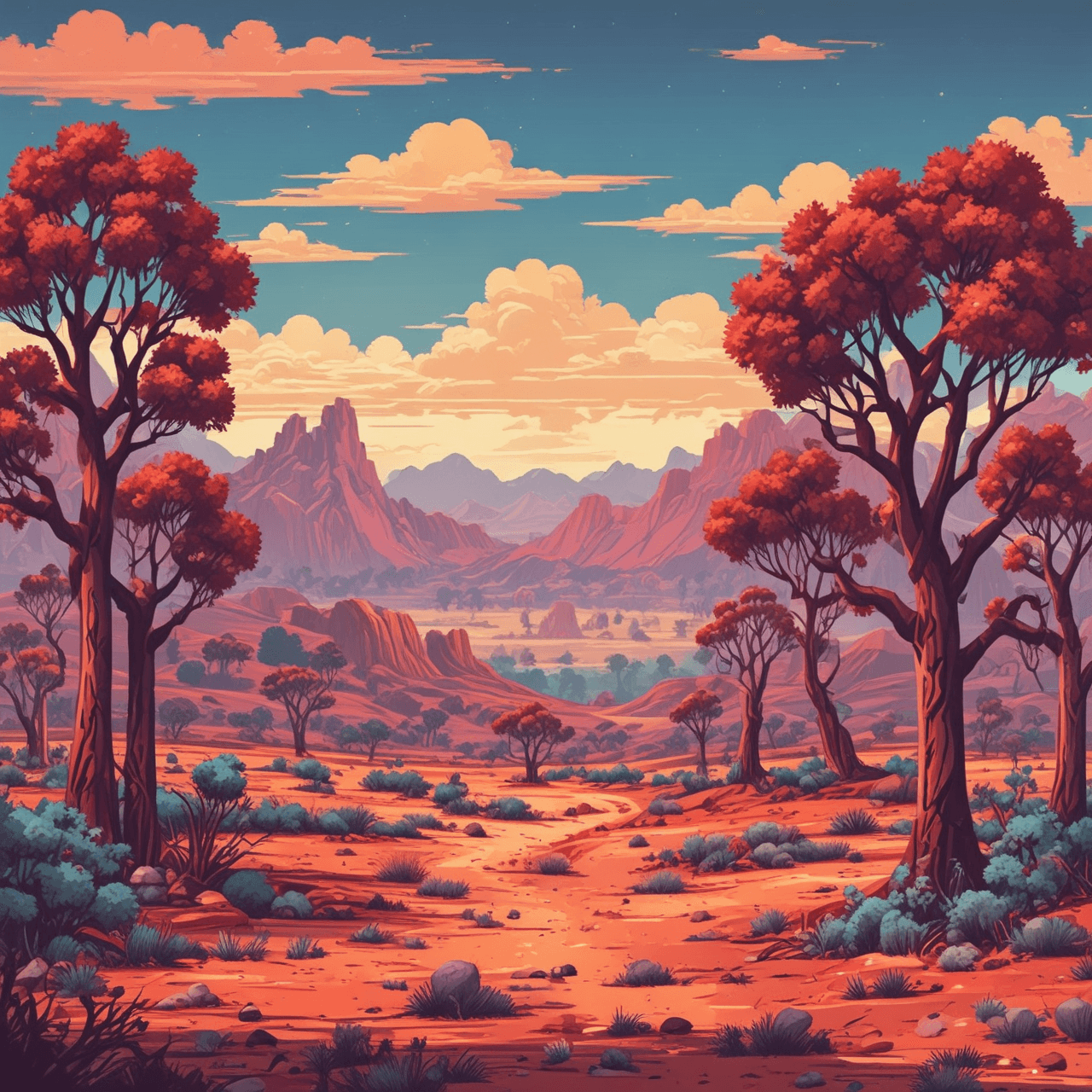 Outback Run Quiz game banner