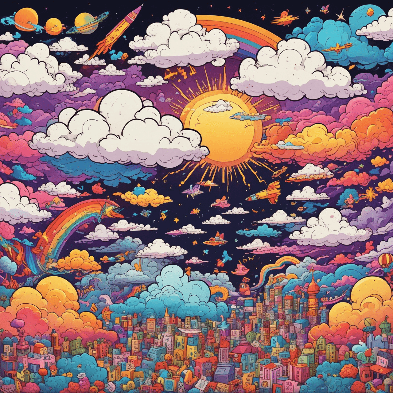 Alphabet Cloud Hop game banner