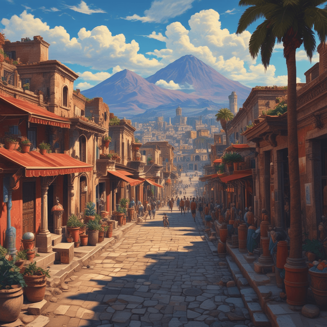 Pompeii Pursuit Quiz game banner