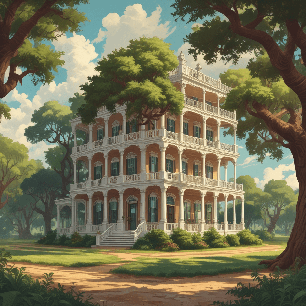 Antebellum Bayou Blast game banner