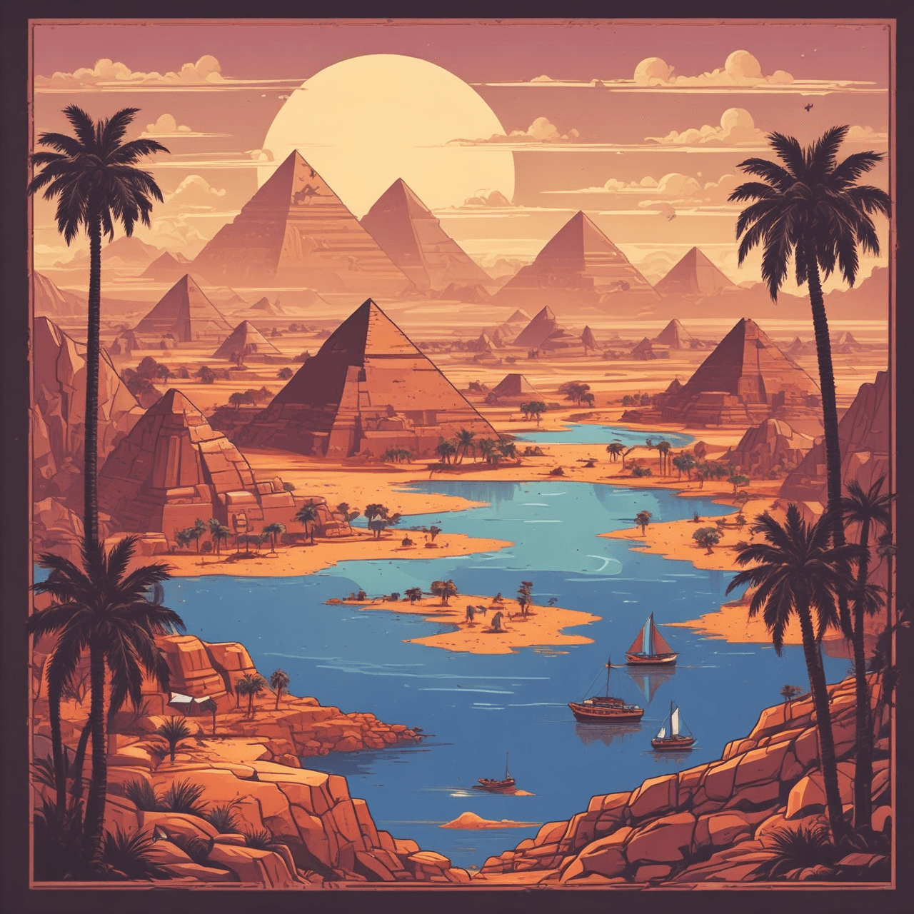 Ancient Egypt Run game banner