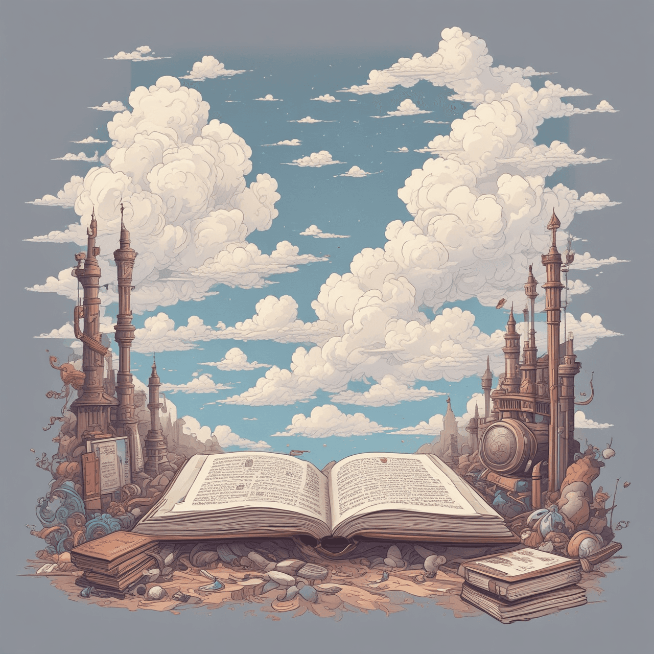 Literary Cloud Bridge game banner