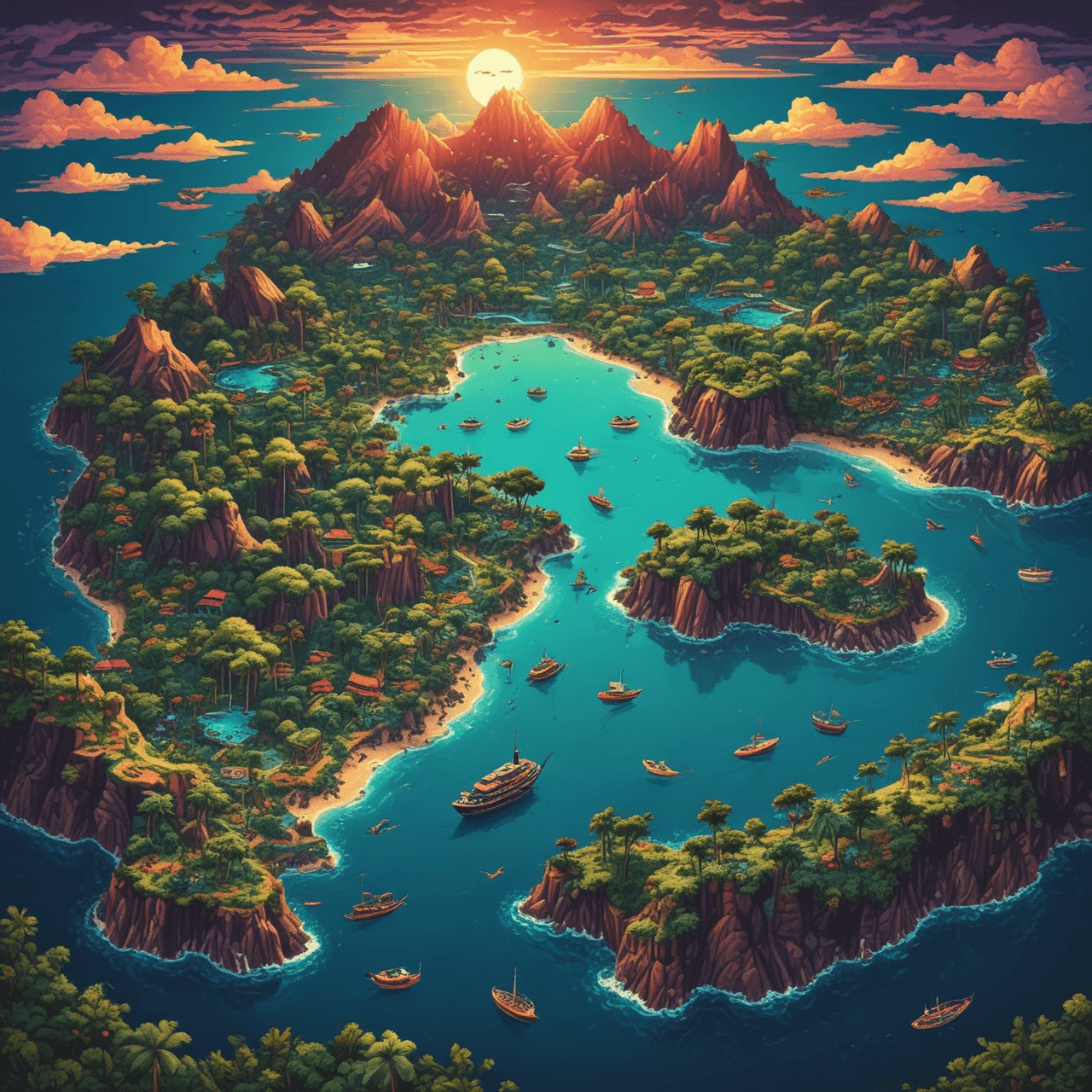 Indonesia Geo Quiz Run game banner