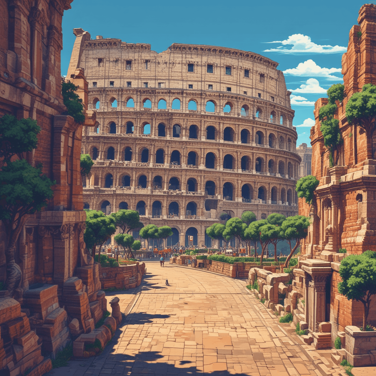 Roman Empire Quiz Run game banner
