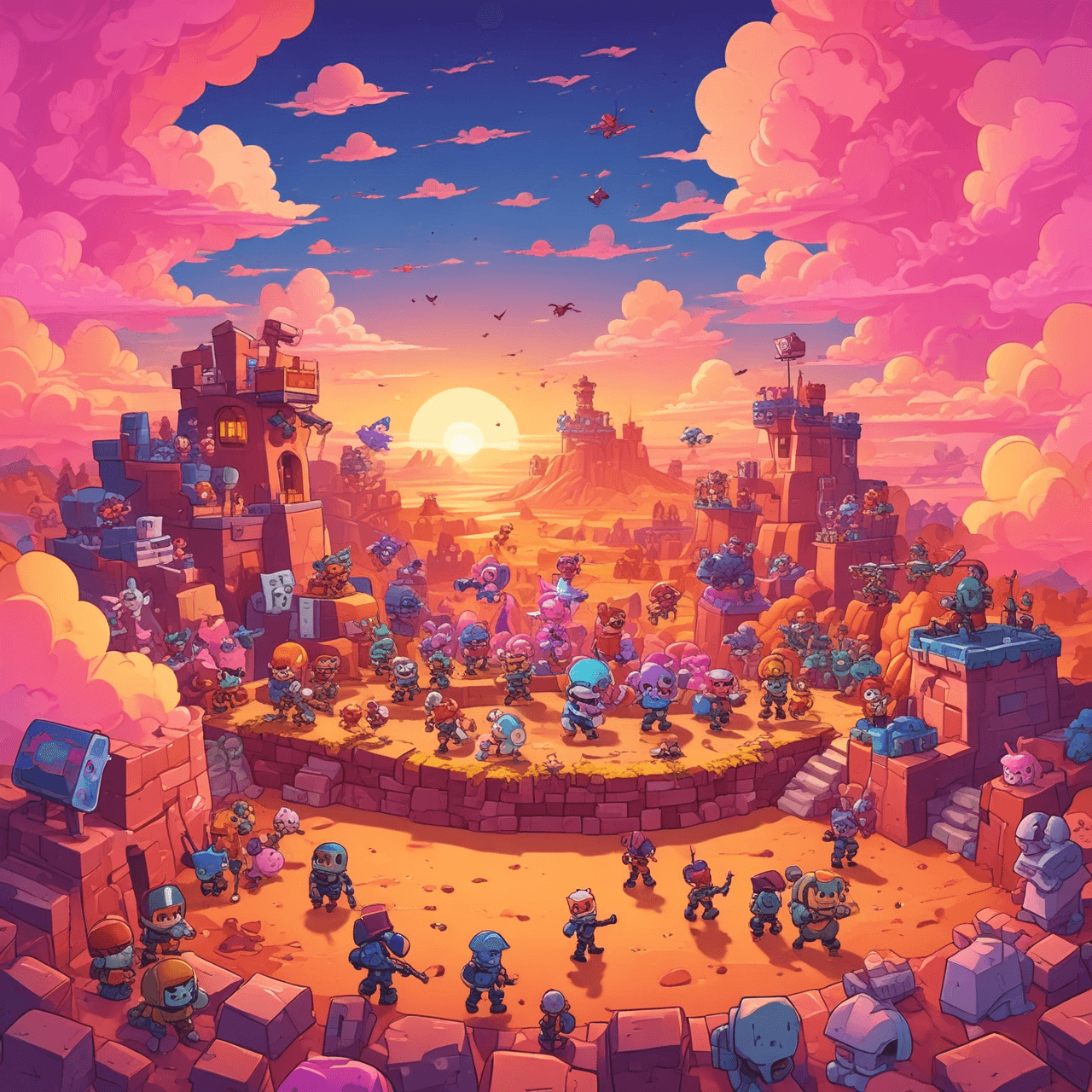 Brawl Stars Cloud Bridge game banner