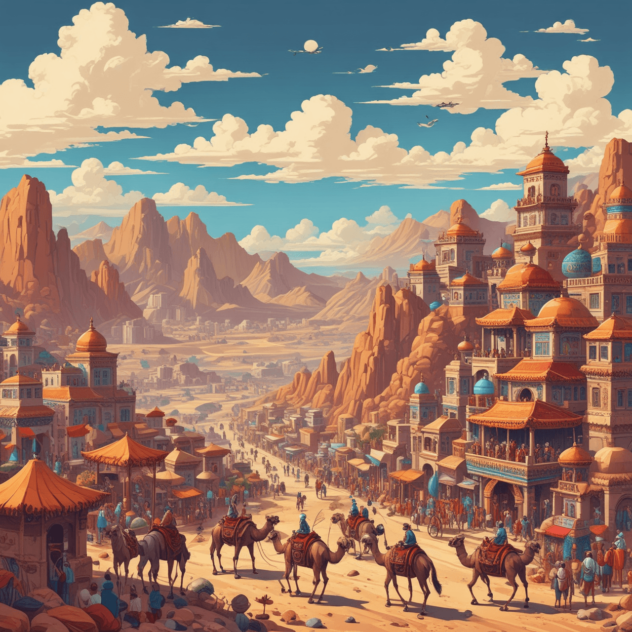 Silk Road Racer game banner
