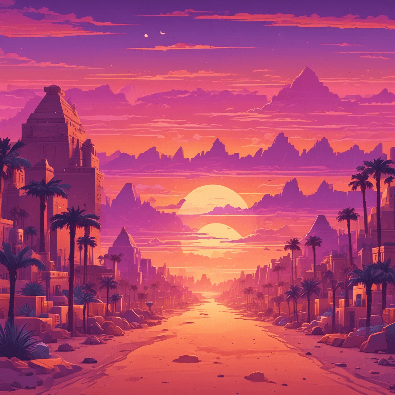 Pharaoh's Run Quiz game banner