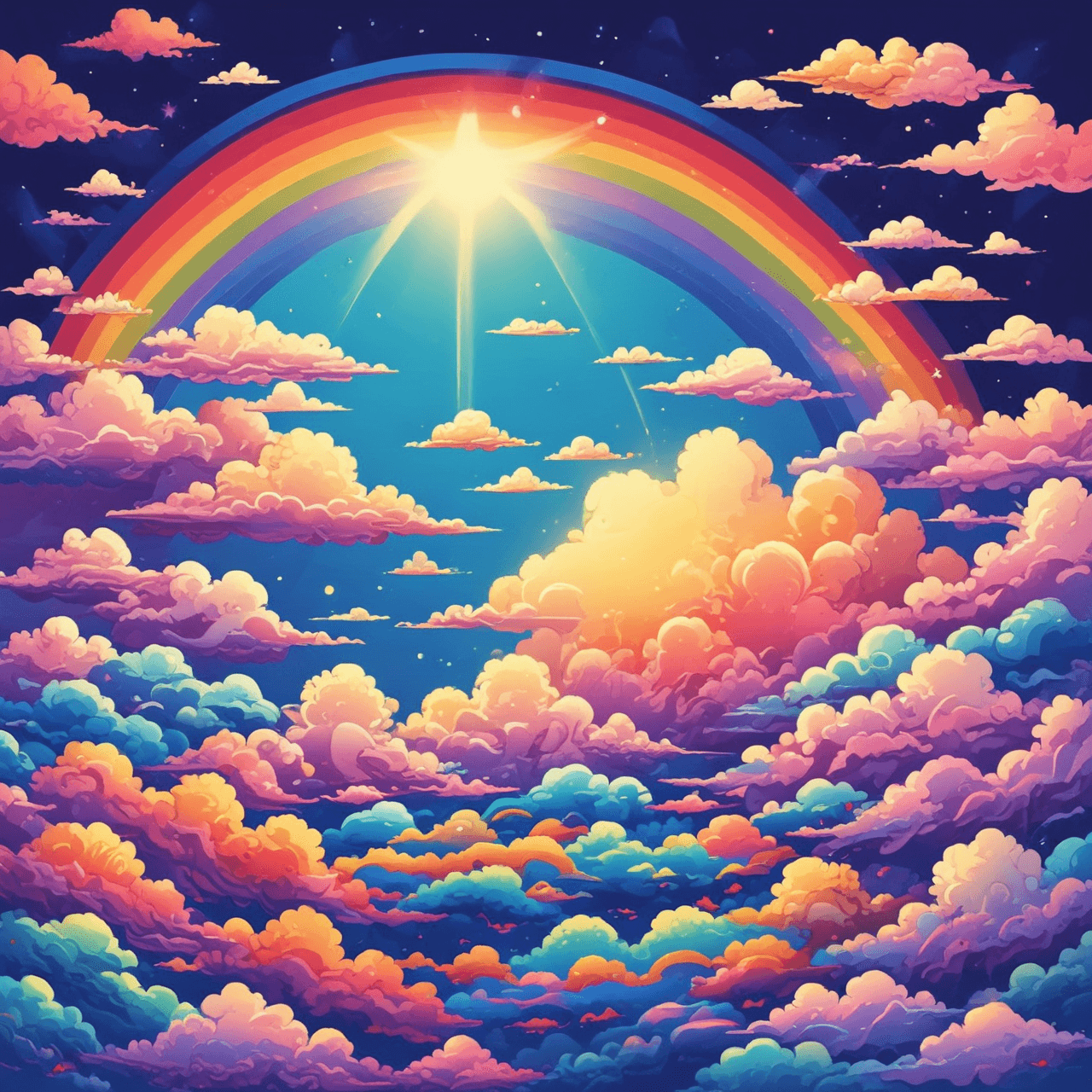 Luminous Cloud Bridge game banner