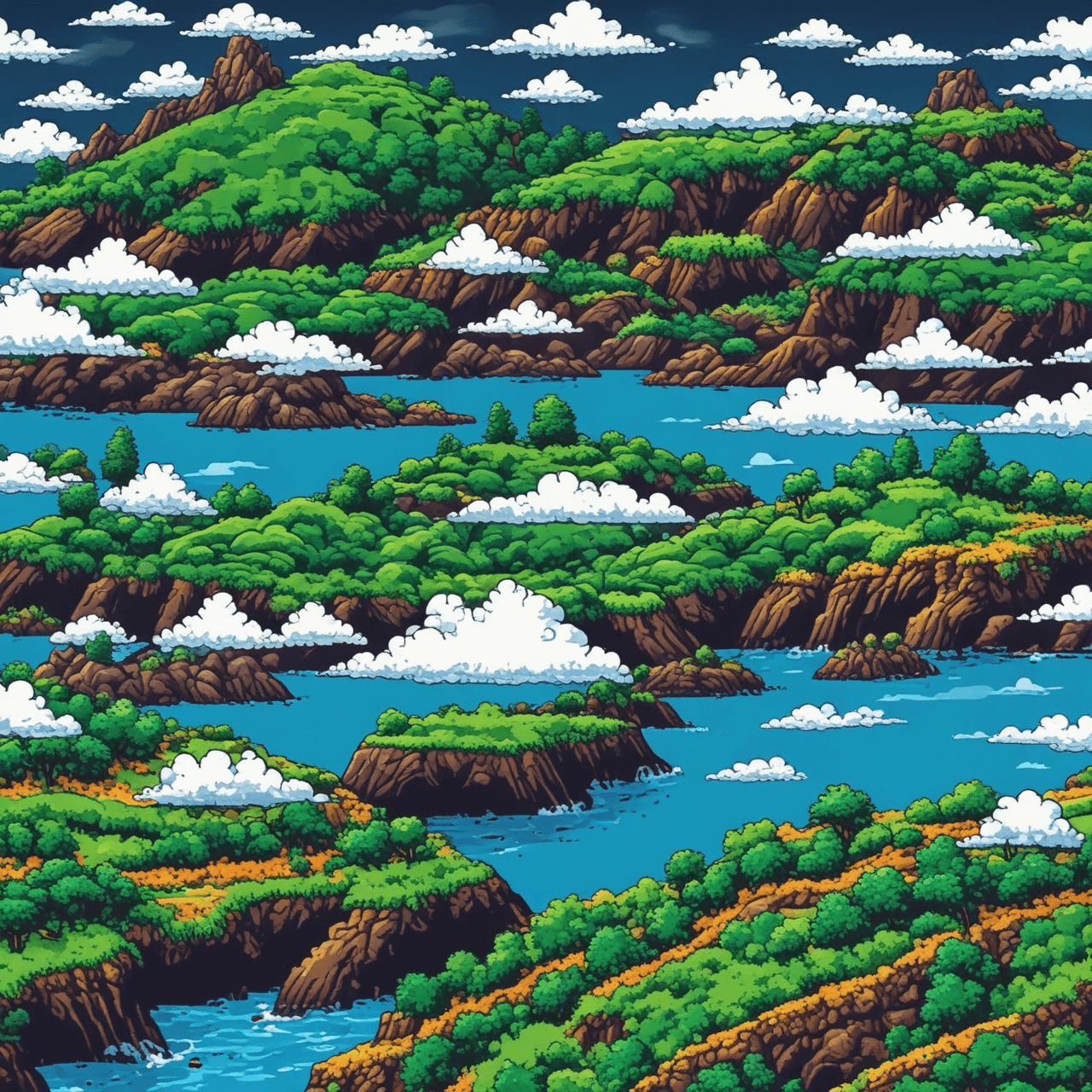 Korean Adjective Cloud Jump game banner