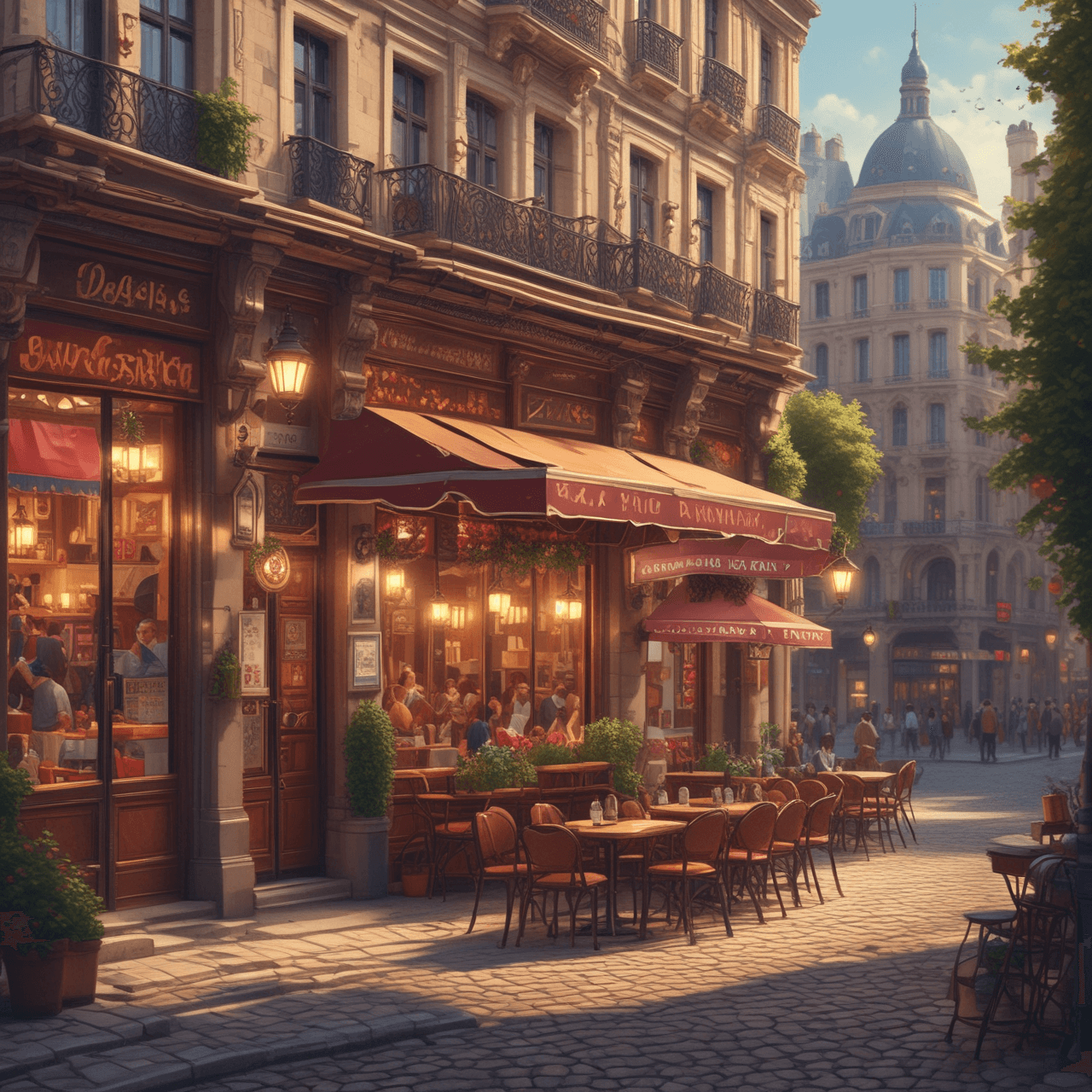 French Cafe Race game banner