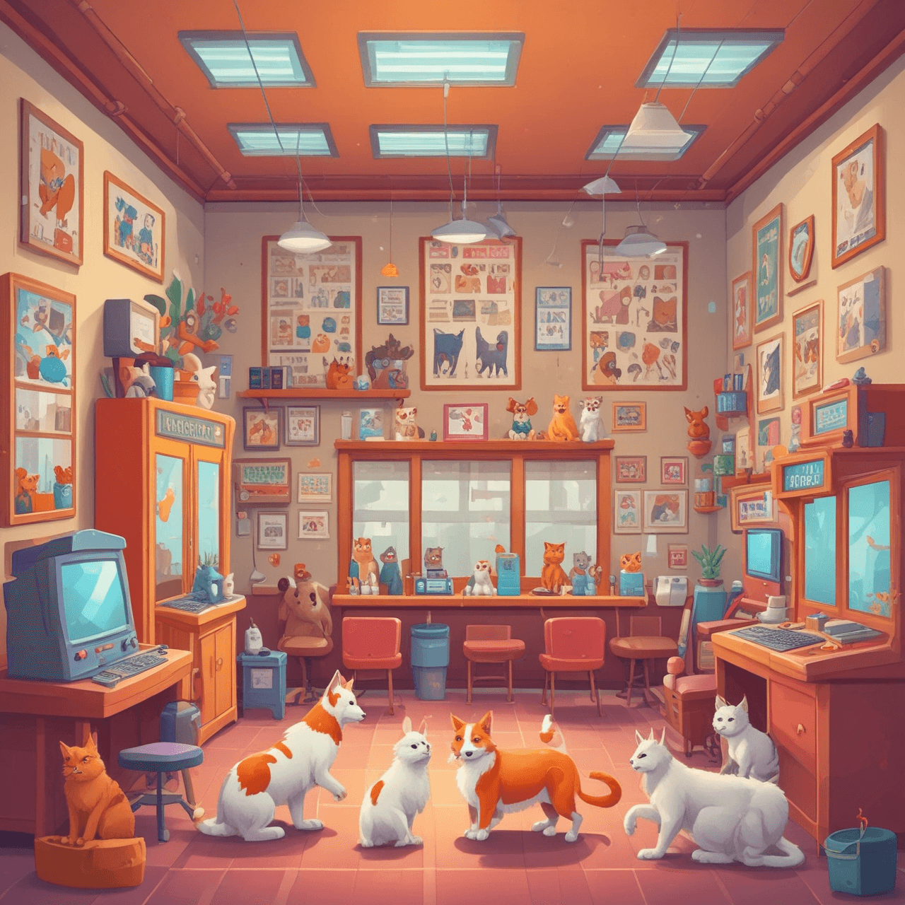 Běh veterinárního experta game banner