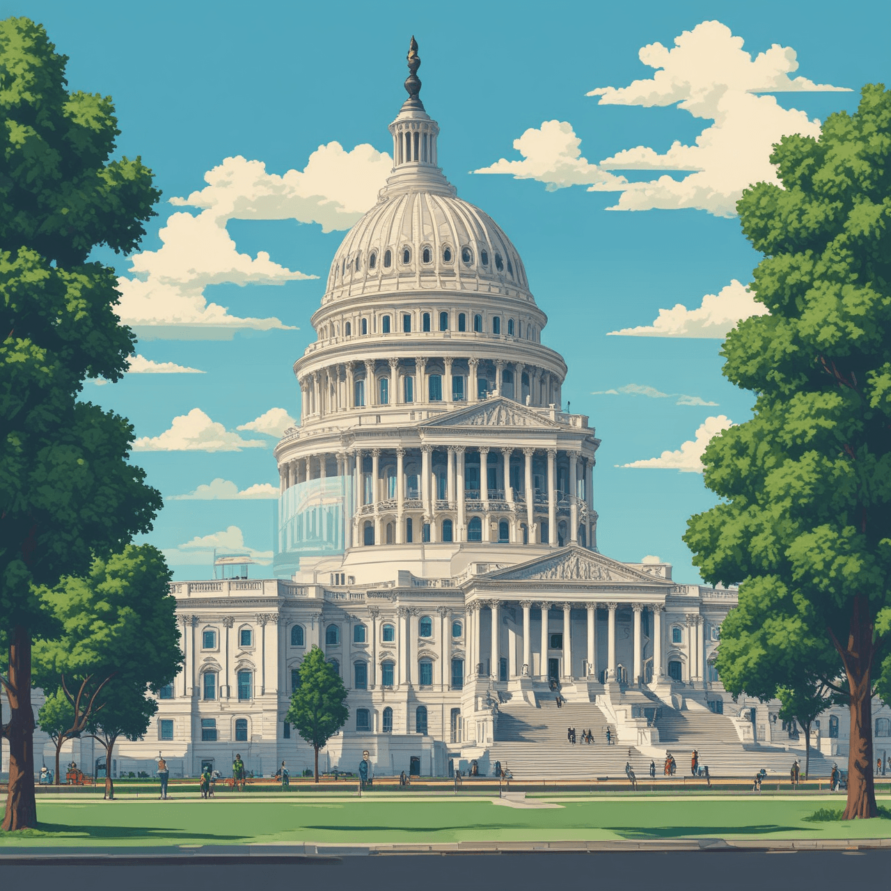 Capitol Run: Civics Quiz game banner