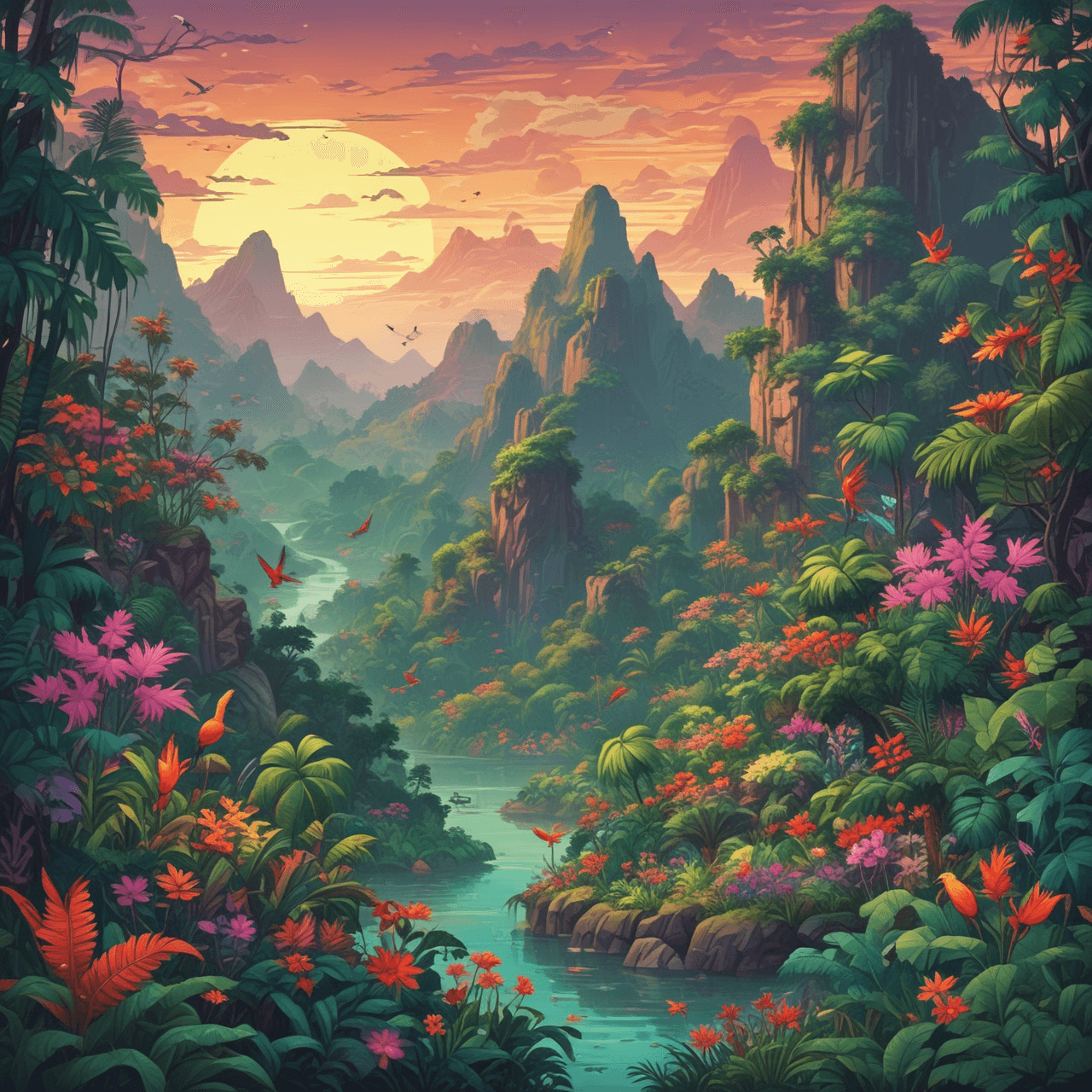 Jungle Quiz Adventure game banner