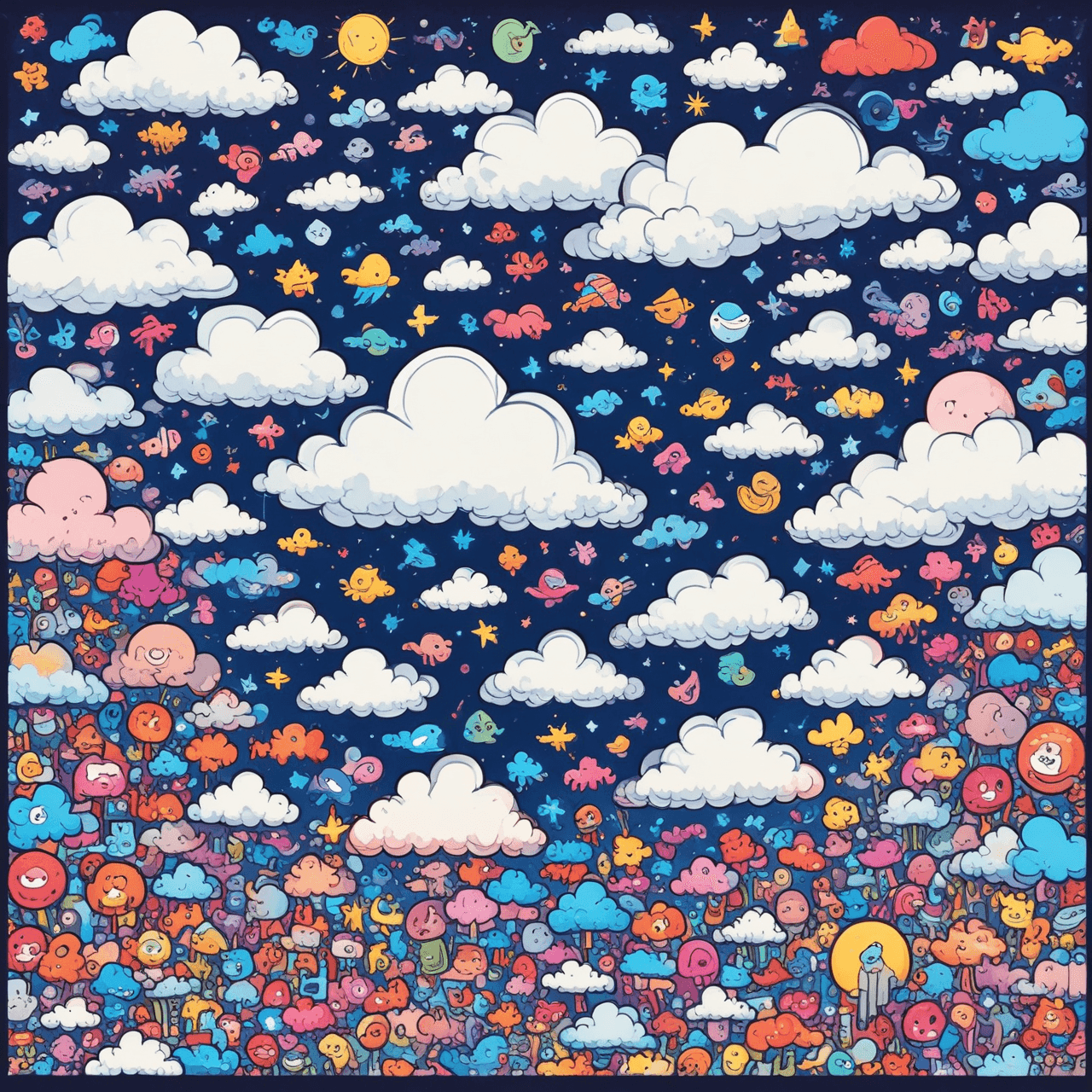 Multiplication Cloud Bridge game banner