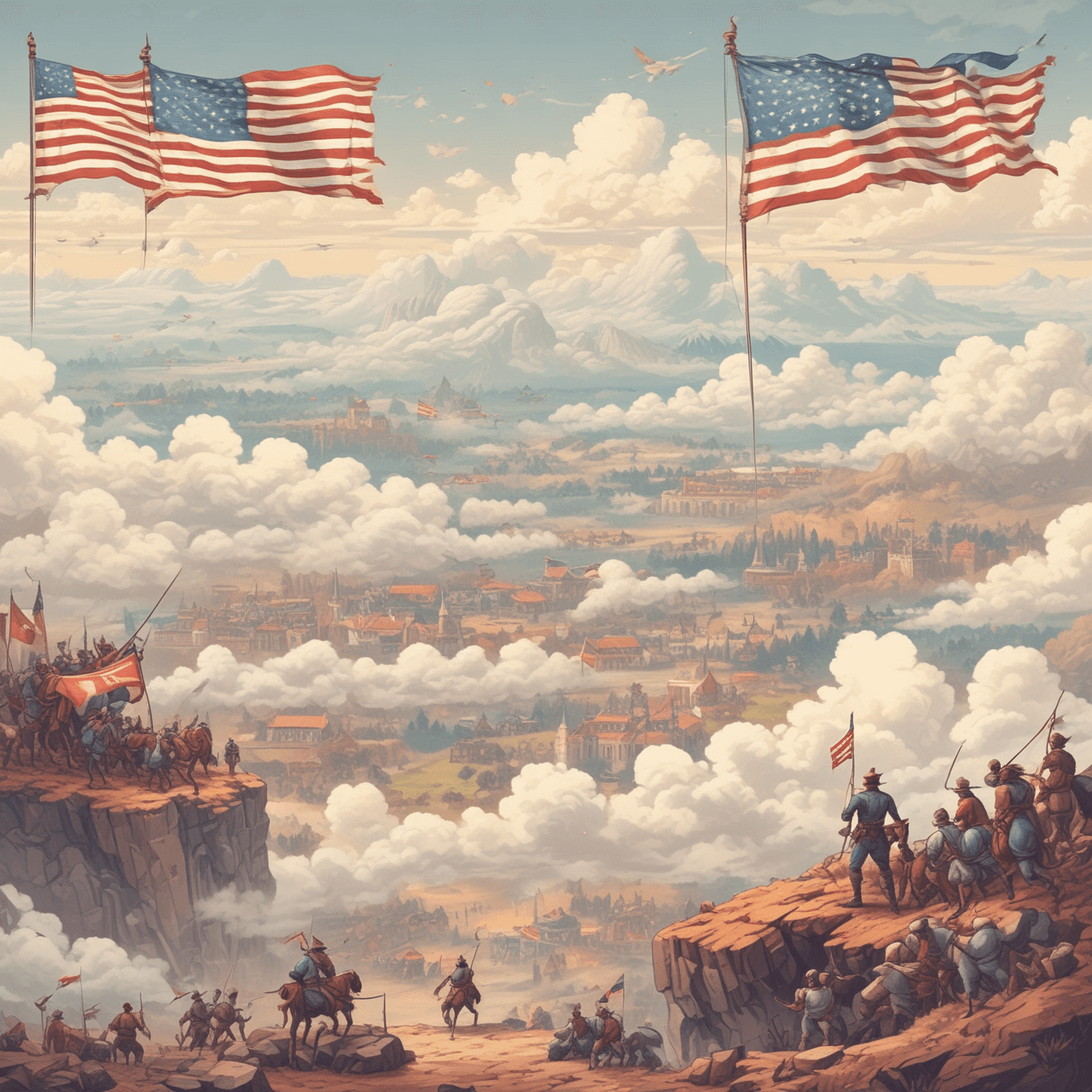 Civil War Cloud Challenge game banner