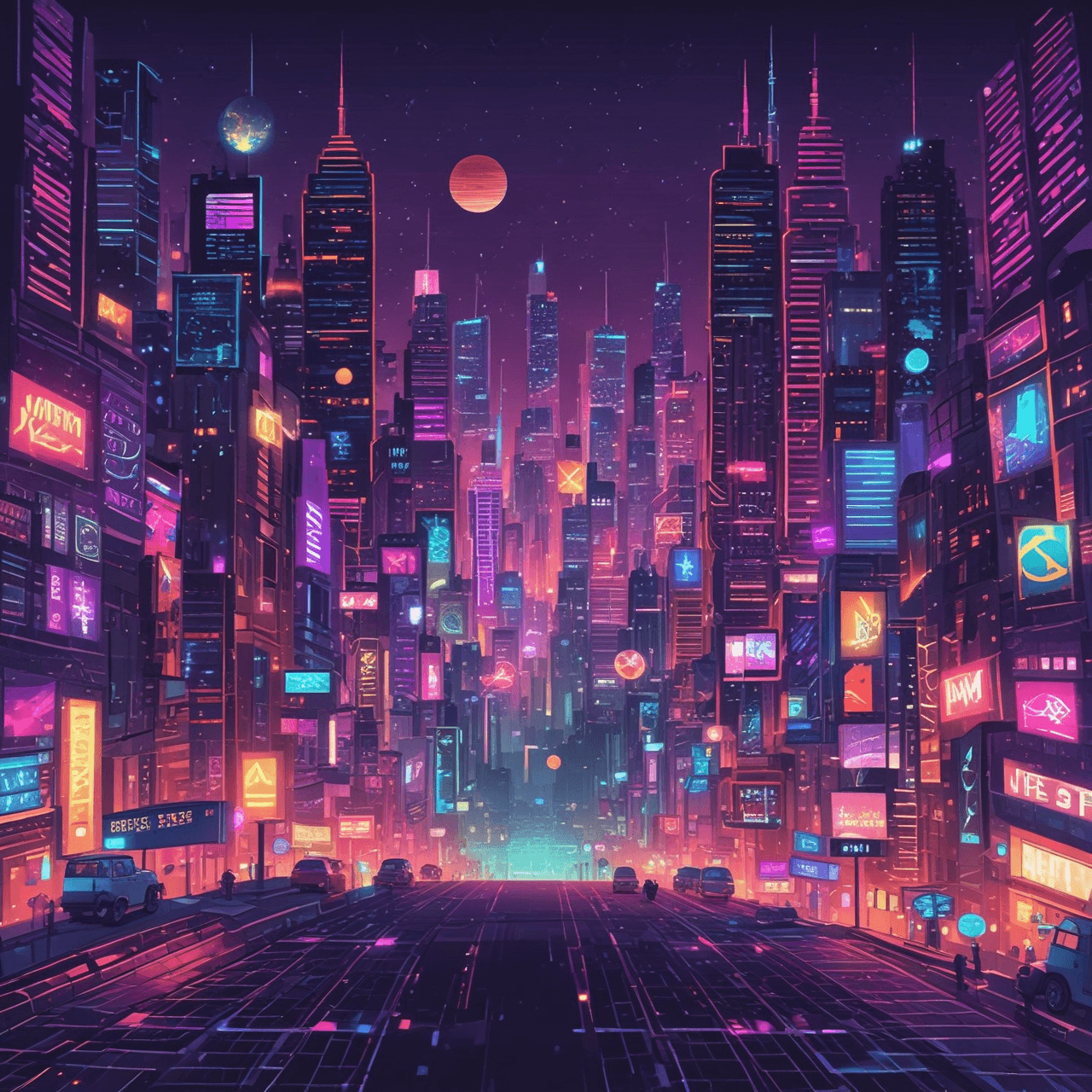 Groovy Grid Race game banner