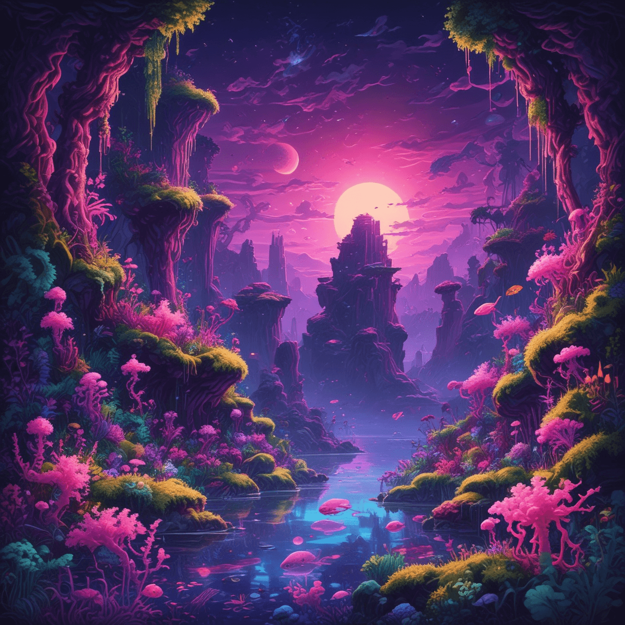 Aqua Bloom Dash game banner