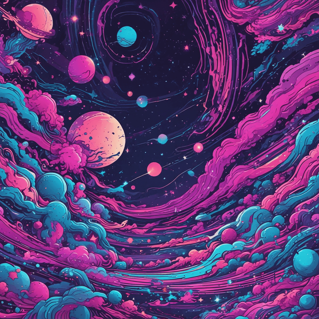 Cosmic Quiz Run game banner