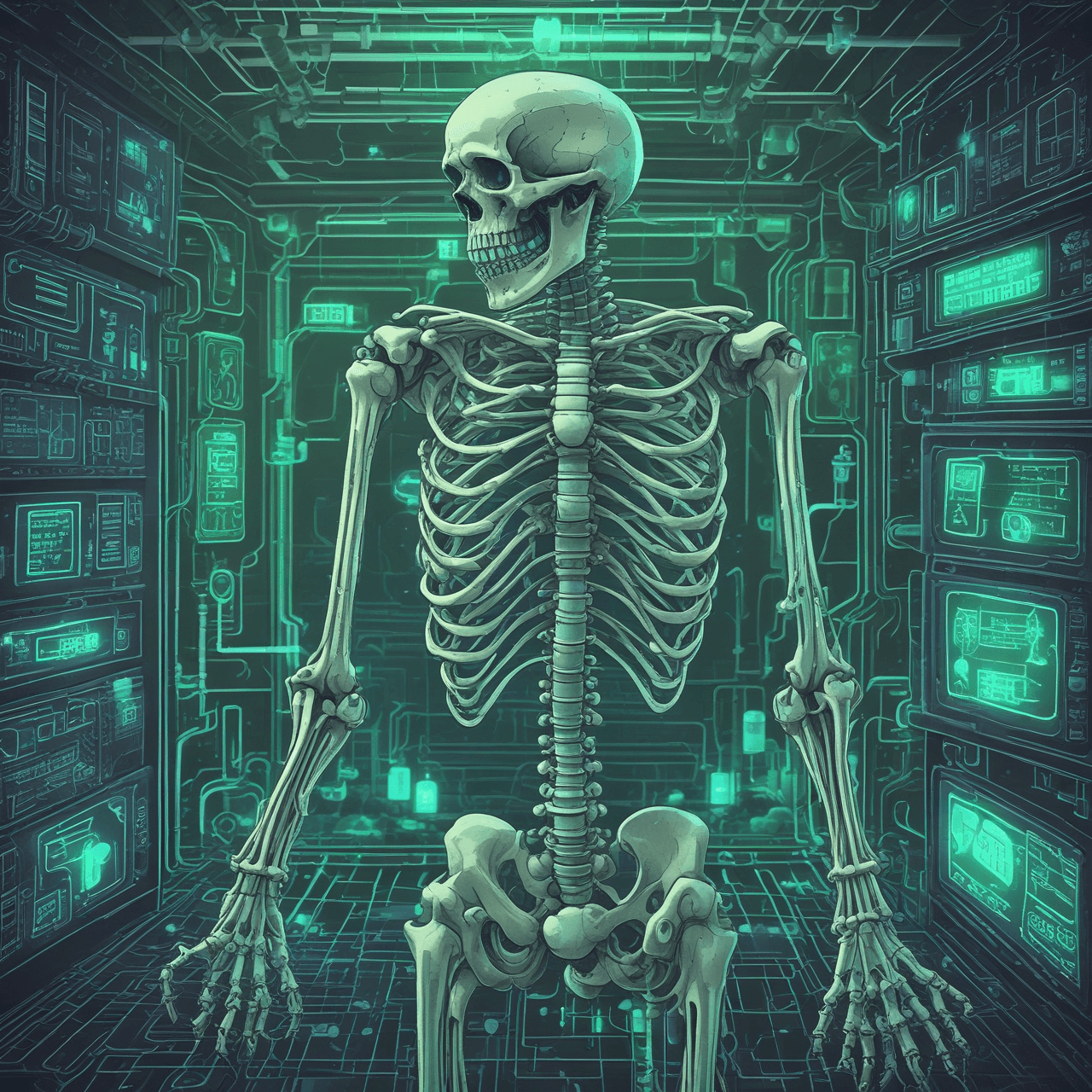 Skeletal Jetpack Sprint game banner