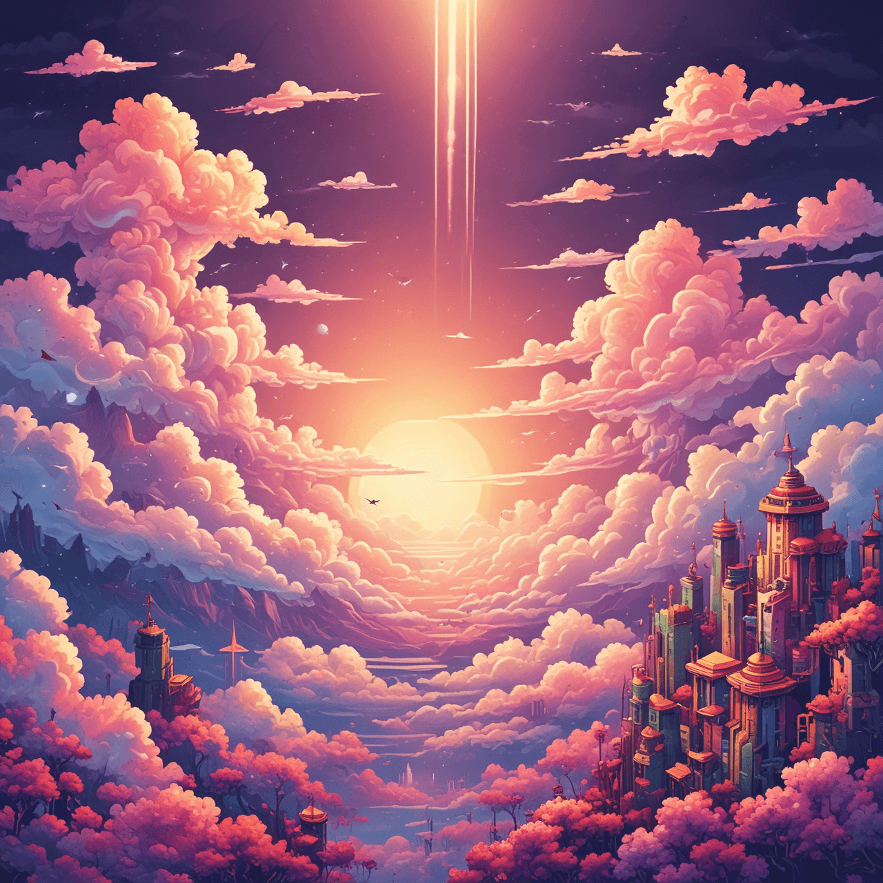 Hebrew Cloud Bridge game banner