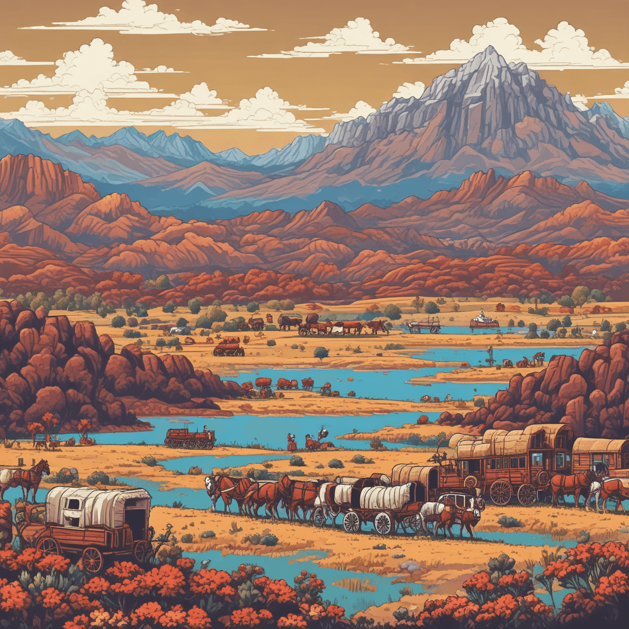 Westward Expansion Race game banner