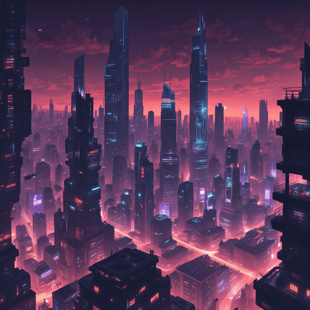 C# Cyberpunk Run game banner